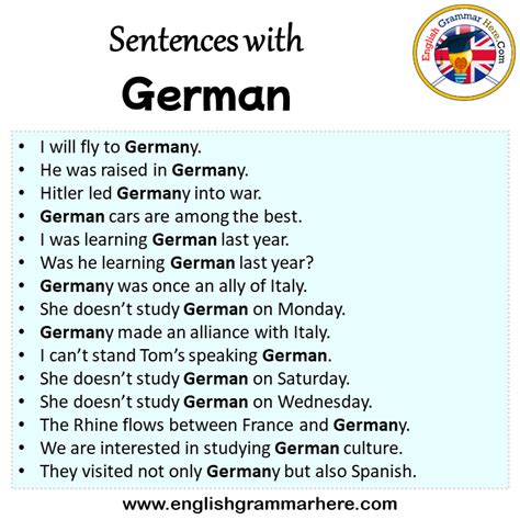 translate sentences from english to german